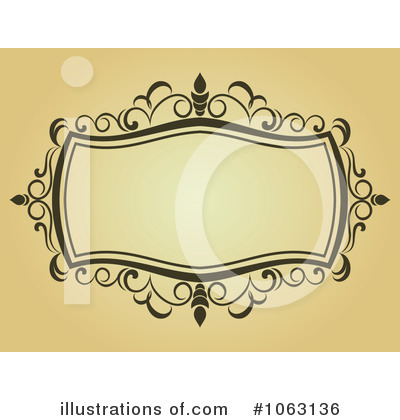Royalty-Free (RF) Vintage Frame Clipart Illustration by Vector Tradition SM - Stock Sample #1063136