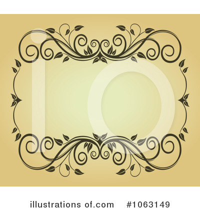 Royalty-Free (RF) Vintage Frame Clipart Illustration by Vector Tradition SM - Stock Sample #1063149