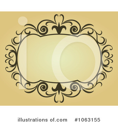 Royalty-Free (RF) Vintage Frame Clipart Illustration by Vector Tradition SM - Stock Sample #1063155