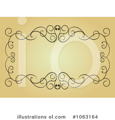 Royalty-Free (RF) Vintage Frame Clipart Illustration by Vector Tradition SM - Stock Sample #1063164