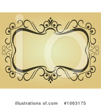 Royalty-Free (RF) Vintage Frame Clipart Illustration by Vector Tradition SM - Stock Sample #1063175