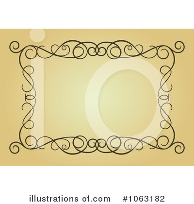 Royalty-Free (RF) Vintage Frame Clipart Illustration by Vector Tradition SM - Stock Sample #1063182