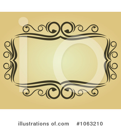 Royalty-Free (RF) Vintage Frame Clipart Illustration by Vector Tradition SM - Stock Sample #1063210