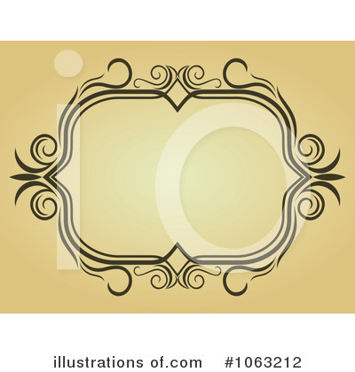 Royalty-Free (RF) Vintage Frame Clipart Illustration by Vector Tradition SM - Stock Sample #1063212