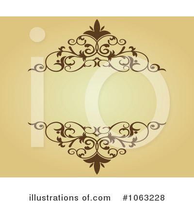 Royalty-Free (RF) Vintage Frame Clipart Illustration by Vector Tradition SM - Stock Sample #1063228