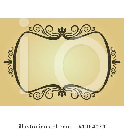Royalty-Free (RF) Vintage Frame Clipart Illustration by Vector Tradition SM - Stock Sample #1064079