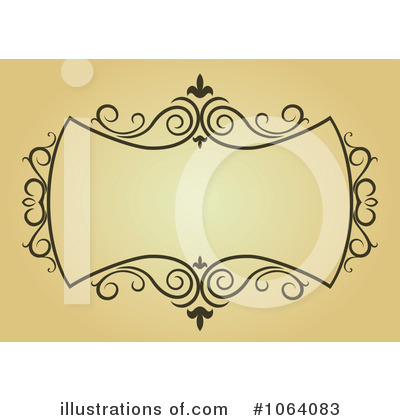 Royalty-Free (RF) Vintage Frame Clipart Illustration by Vector Tradition SM - Stock Sample #1064083