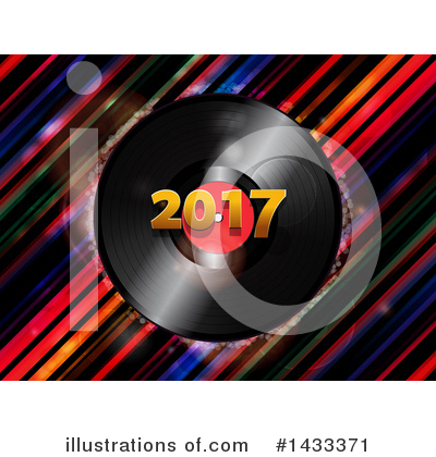 Royalty-Free (RF) Vinyl Record Clipart Illustration by elaineitalia - Stock Sample #1433371