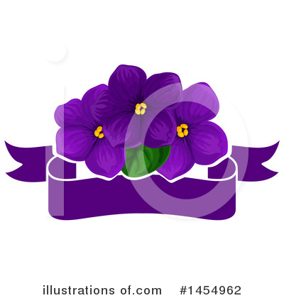 Violet Clipart #1454962 by Vector Tradition SM