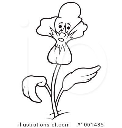 Royalty-Free (RF) Violets Clipart Illustration by dero - Stock Sample #1051485