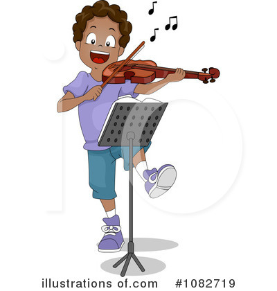 Royalty-Free (RF) Violin Clipart Illustration by BNP Design Studio - Stock Sample #1082719