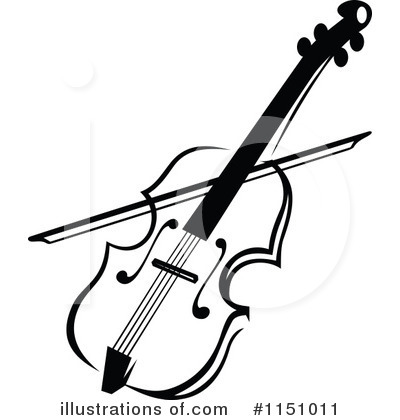Royalty-Free (RF) Violin Clipart Illustration by Vector Tradition SM - Stock Sample #1151011