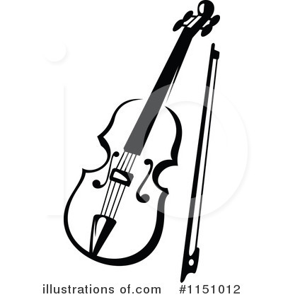 Royalty-Free (RF) Violin Clipart Illustration by Vector Tradition SM - Stock Sample #1151012