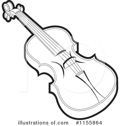 Royalty-Free (RF) Violin Clipart Illustration by Lal Perera - Stock Sample #1155864
