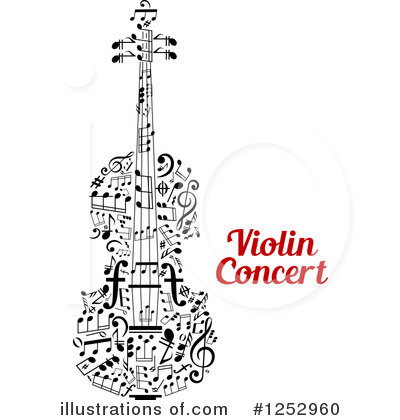 Royalty-Free (RF) Violin Clipart Illustration by Vector Tradition SM - Stock Sample #1252960