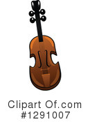 Violin Clipart #1291007 by Vector Tradition SM