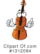 Violin Clipart #1312084 by Vector Tradition SM