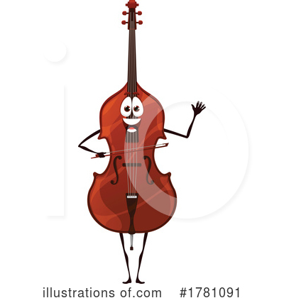 Cello Clipart #1781091 by Vector Tradition SM