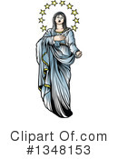Virgin Mary Clipart #1348153 by dero