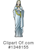 Virgin Mary Clipart #1348155 by dero