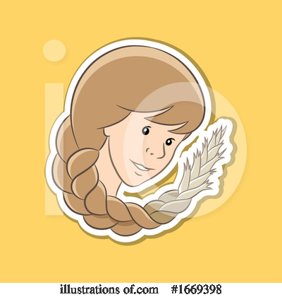 Royalty-Free (RF) Virgo Clipart Illustration by cidepix - Stock Sample #1669398