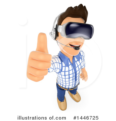 Royalty-Free (RF) Virtual Reality Clipart Illustration by Texelart - Stock Sample #1446725