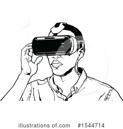 Royalty-Free (RF) Virtual Reality Clipart Illustration by dero - Stock Sample #1544714