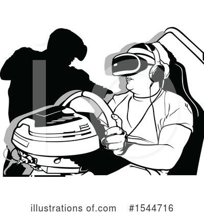 Royalty-Free (RF) Virtual Reality Clipart Illustration by dero - Stock Sample #1544716