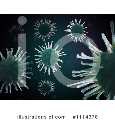 Royalty-Free (RF) Virus Clipart Illustration by Mopic - Stock Sample #1114378