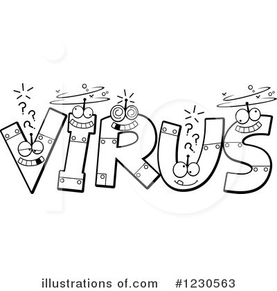 Virus Clipart #1230563 by Cory Thoman