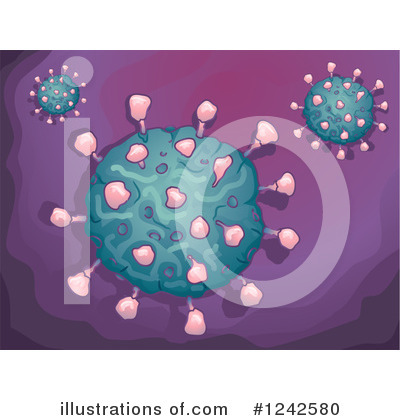 Royalty-Free (RF) Virus Clipart Illustration by BNP Design Studio - Stock Sample #1242580