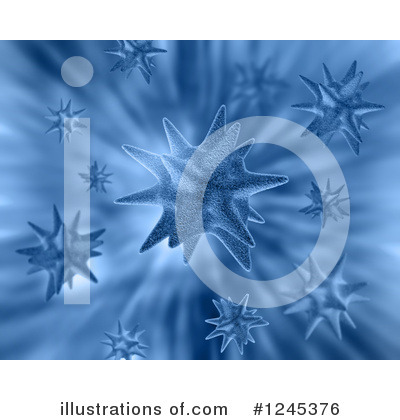 Royalty-Free (RF) Virus Clipart Illustration by KJ Pargeter - Stock Sample #1245376