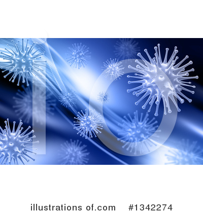 Royalty-Free (RF) Virus Clipart Illustration by KJ Pargeter - Stock Sample #1342274
