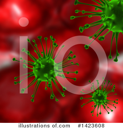 Royalty-Free (RF) Virus Clipart Illustration by KJ Pargeter - Stock Sample #1423608