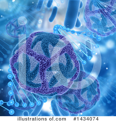 Royalty-Free (RF) Virus Clipart Illustration by KJ Pargeter - Stock Sample #1434074