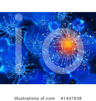 Royalty-Free (RF) Virus Clipart Illustration by KJ Pargeter - Stock Sample #1447638
