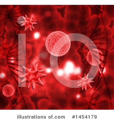 Royalty-Free (RF) Virus Clipart Illustration by KJ Pargeter - Stock Sample #1454179