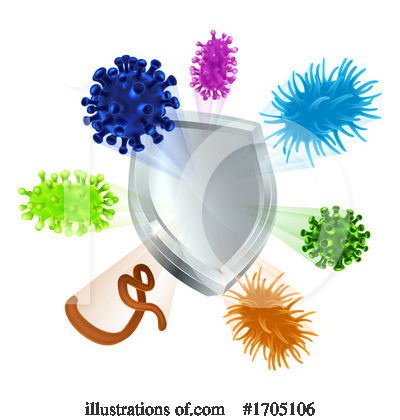 Royalty-Free (RF) Virus Clipart Illustration by AtStockIllustration - Stock Sample #1705106
