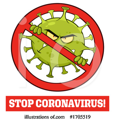 Royalty-Free (RF) Virus Clipart Illustration by Hit Toon - Stock Sample #1705519