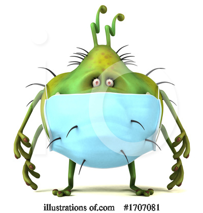 Royalty-Free (RF) Virus Clipart Illustration by Julos - Stock Sample #1707081