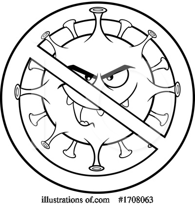 Royalty-Free (RF) Virus Clipart Illustration by Hit Toon - Stock Sample #1708063