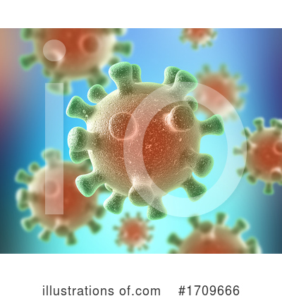 Royalty-Free (RF) Virus Clipart Illustration by KJ Pargeter - Stock Sample #1709666