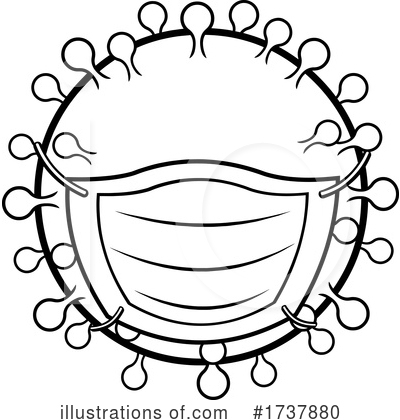 Royalty-Free (RF) Virus Clipart Illustration by Hit Toon - Stock Sample #1737880