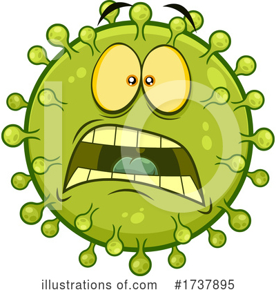 Royalty-Free (RF) Virus Clipart Illustration by Hit Toon - Stock Sample #1737895