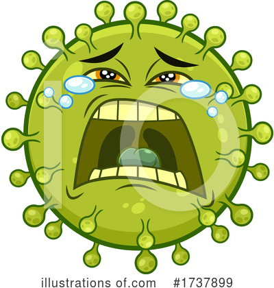 Royalty-Free (RF) Virus Clipart Illustration by Hit Toon - Stock Sample #1737899