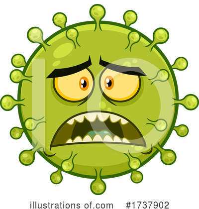 Royalty-Free (RF) Virus Clipart Illustration by Hit Toon - Stock Sample #1737902