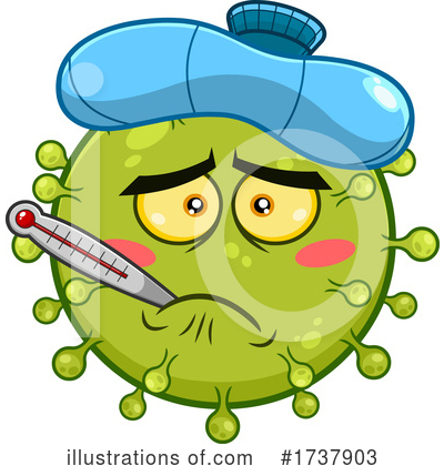 Royalty-Free (RF) Virus Clipart Illustration by Hit Toon - Stock Sample #1737903