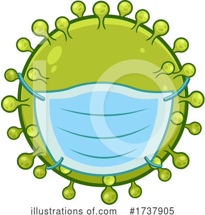Royalty-Free (RF) Virus Clipart Illustration by Hit Toon - Stock Sample #1737905