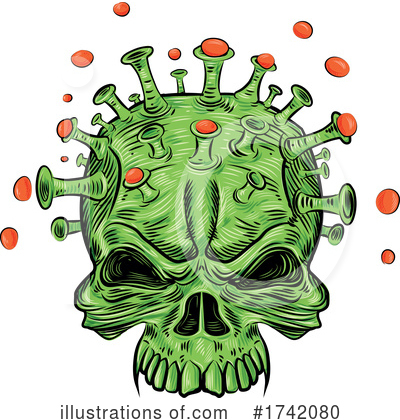 Royalty-Free (RF) Virus Clipart Illustration by Domenico Condello - Stock Sample #1742080
