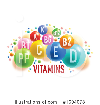 Royalty-Free (RF) Vitamins Clipart Illustration by Vector Tradition SM - Stock Sample #1604078